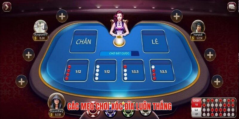 Điểm danh các mẹo chơi xóc đĩa luôn thắng